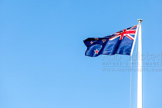 New Zealand Flag, New Zealand (NZ)