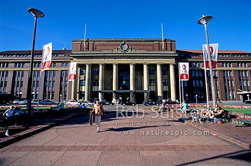 Wellington Railway Station, Wellington, Wellington City District, Wellington Region, New Zealand (NZ)